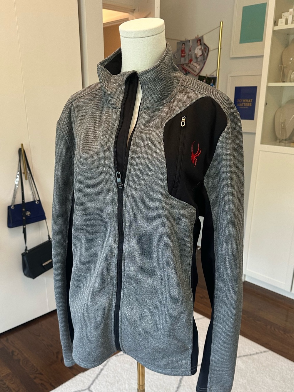 Men’s Spyder Full Zip Fleece Jacket